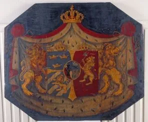 A Postal Sign of the Swedish and Norwegian post office in Hamburg in the 1860s. PM 1417. Photo: Sven Tideman.